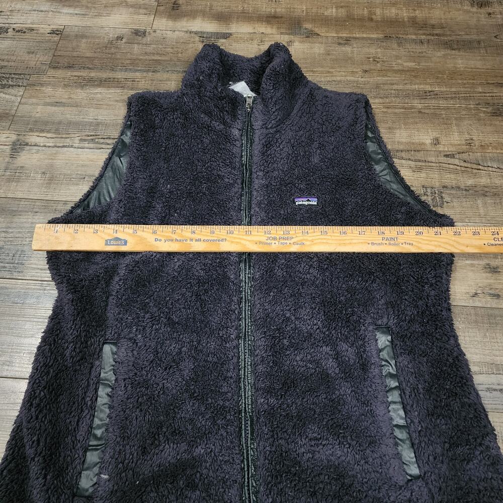 Patagonia Fleece Vest dark blue-purple women's size XL 2481 - Picture 4 of 6